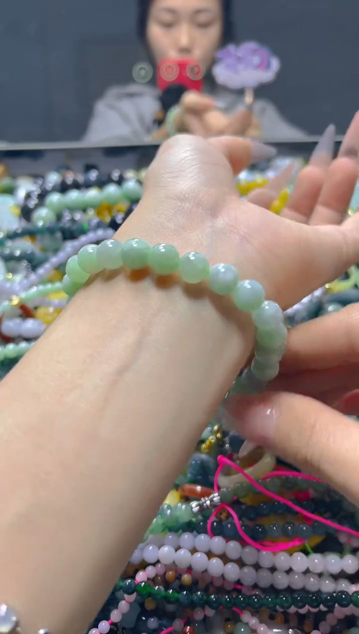 颈饰未镶嵌翡翠7MM