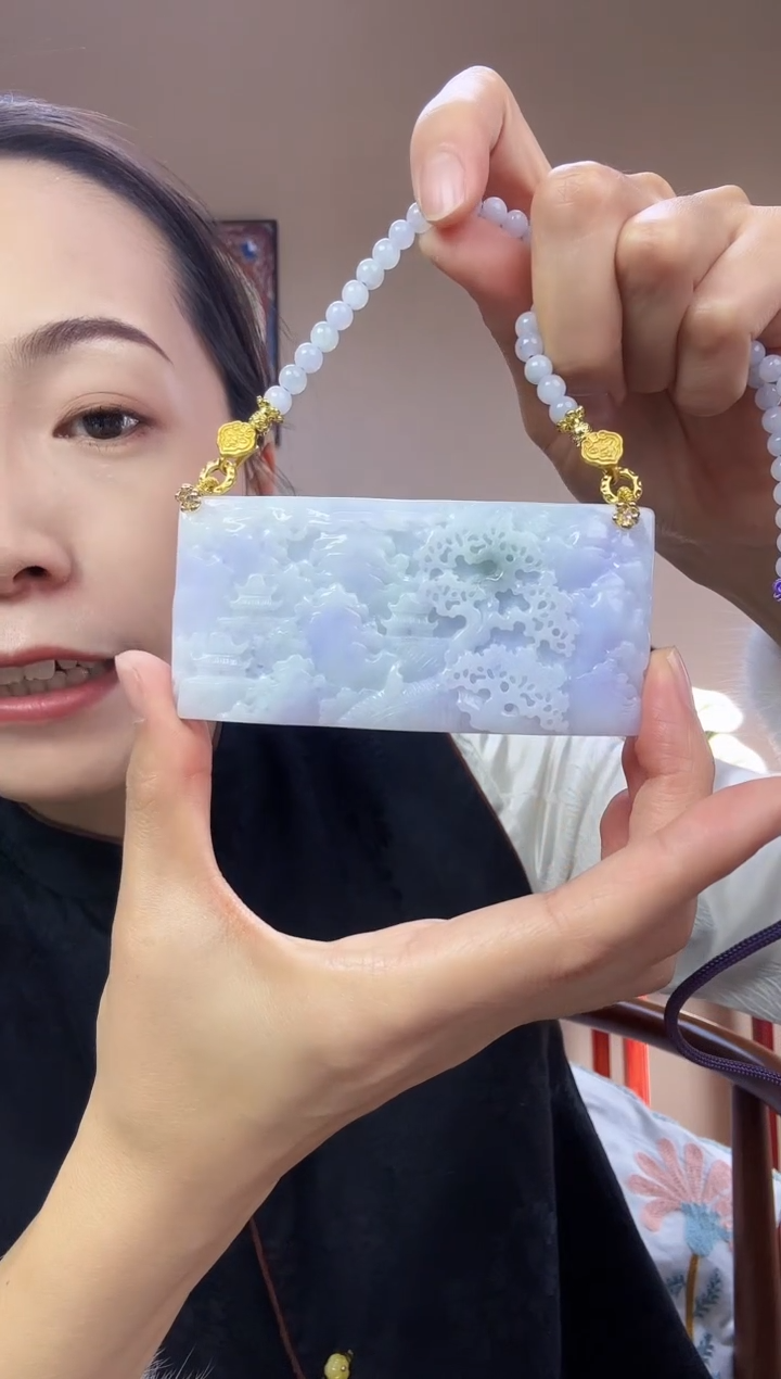 【闪购商品】翡翠颈饰未镶嵌特色原创翡翠颈饰