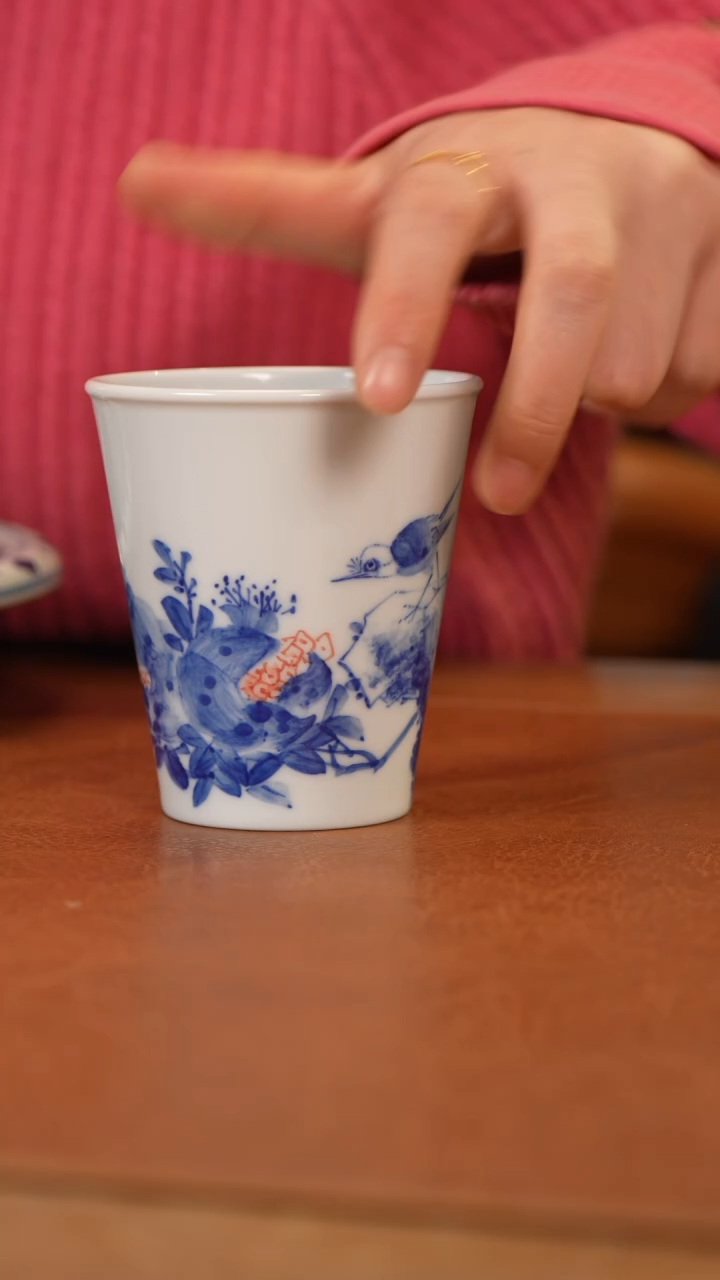 【闪购商品】杯融博花鸟可乐杯