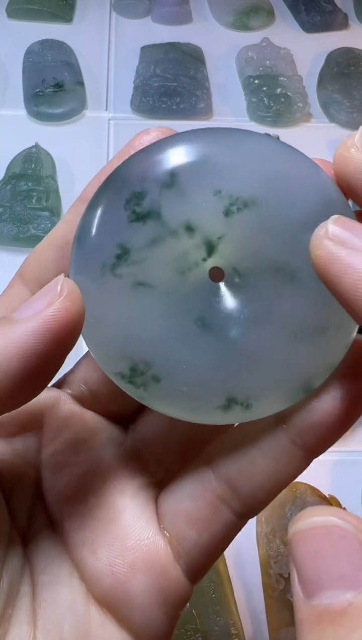 【闪购商品】定制翡翠未镶嵌扣子
