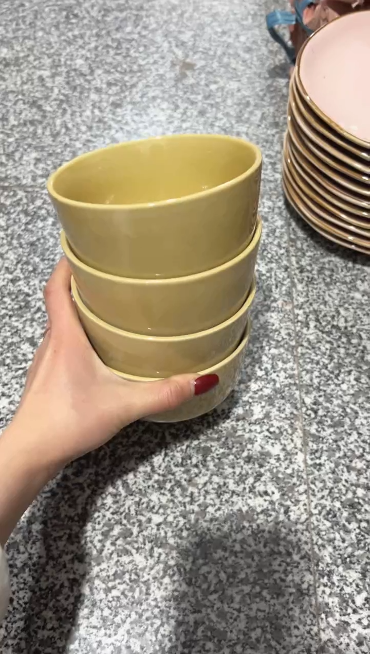 【闪购商品】瓷houmu家4.7寸米饭碗4个装