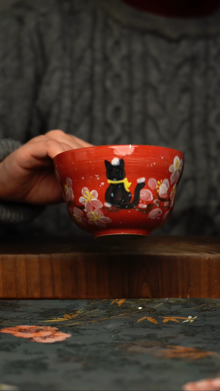 瓷片景德镇手工绘画同款