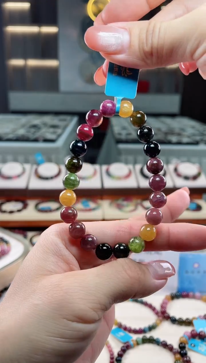 【闪购商品】碧玺单圈手串未镶嵌（多样性发一条）T