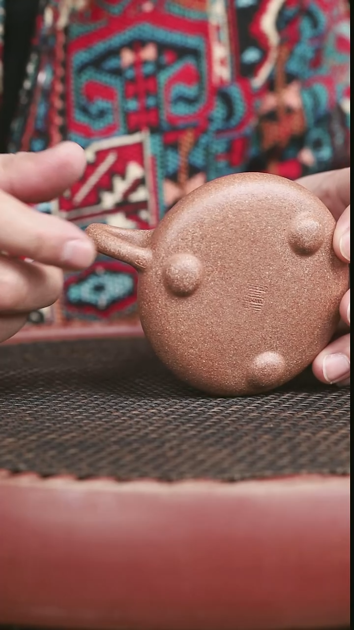 茶壶紫砂7号桃花泥景州石瓢180CC