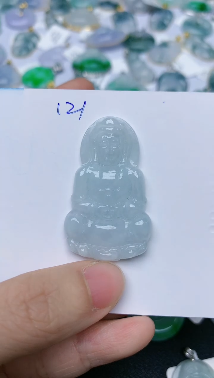 【闪购商品】翡翠颈饰未镶嵌天然翡翠A货