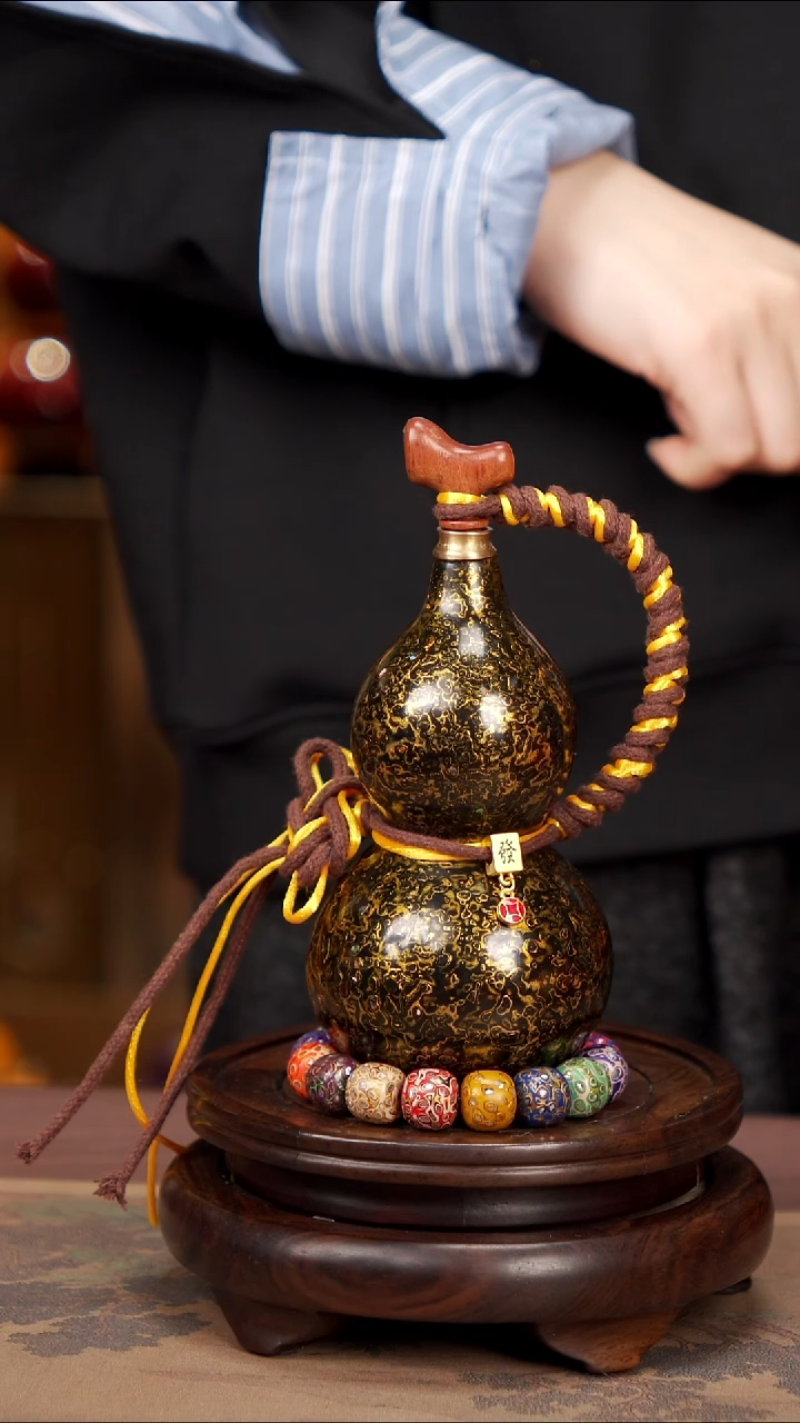 【闪购商品】126易林高端工艺大漆酒葫芦--248
