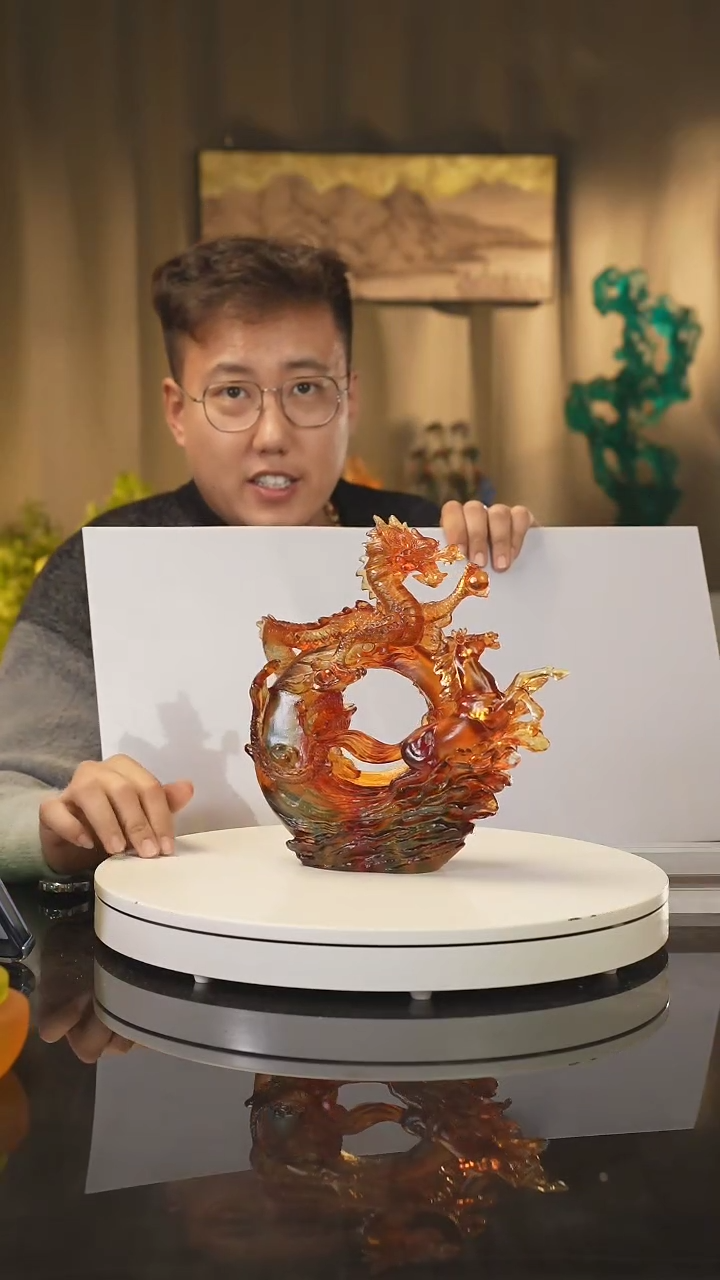 【闪购商品】雅致水晶琉璃 摆件 花器 果盘 茶酒具