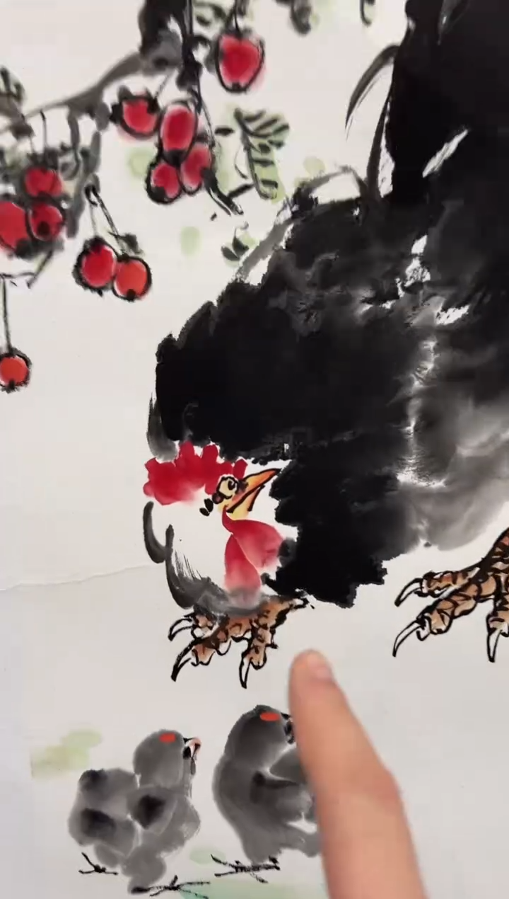 国画李庆宣遗作孤品