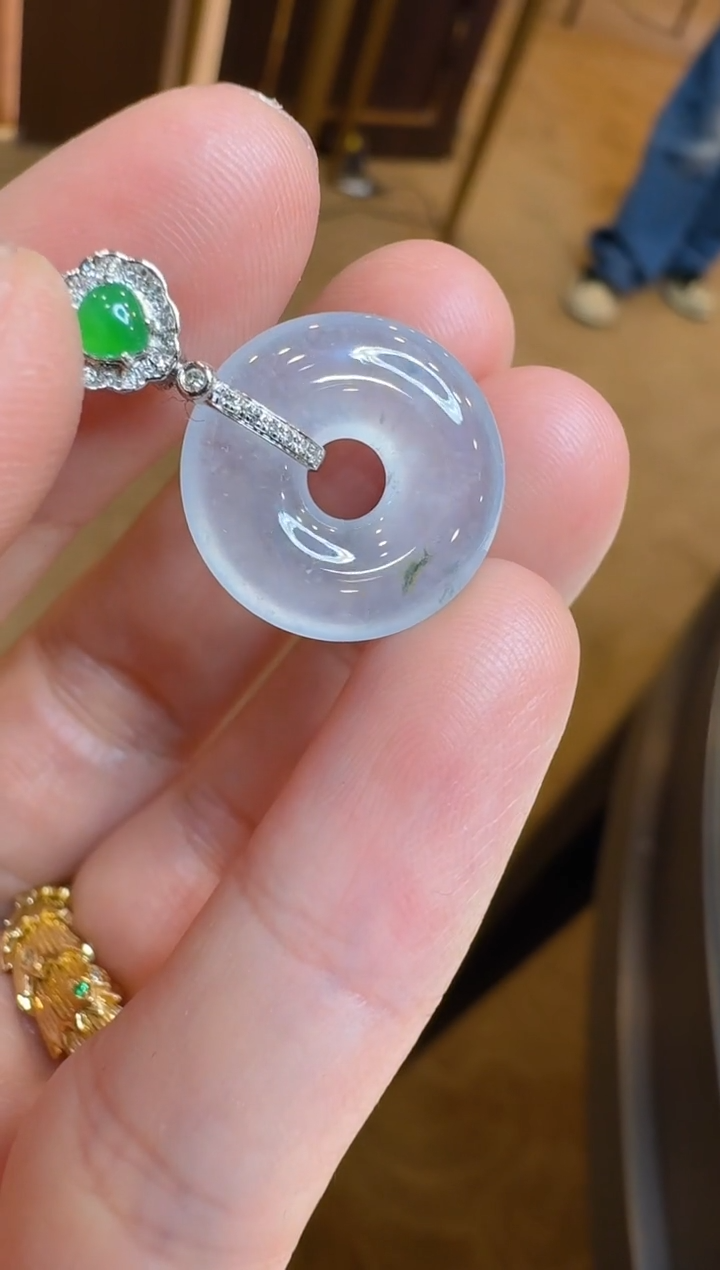 【闪购商品】翡翠吊坠(不含链)18K金镶嵌多样性团购发一件
