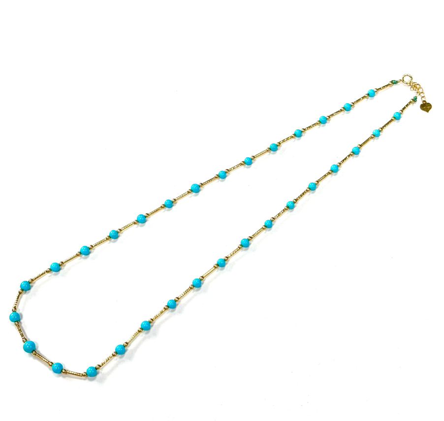 18K金睡美人圆珠项链（多样性发一）XLY4122830