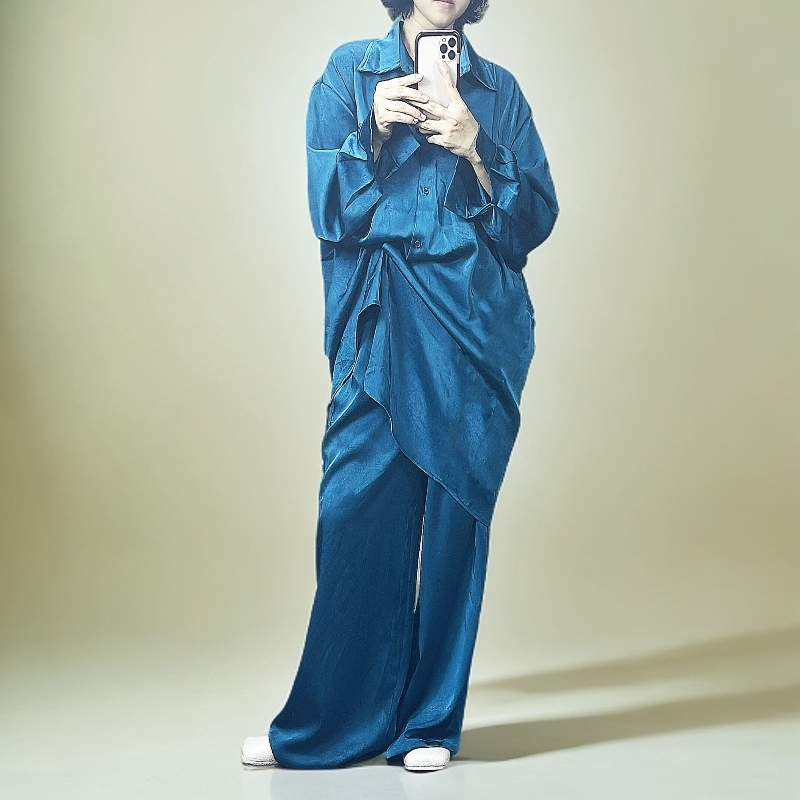 大码套装衬衣套装百搭新款爆款时尚大码女装120百搭老钱风女装