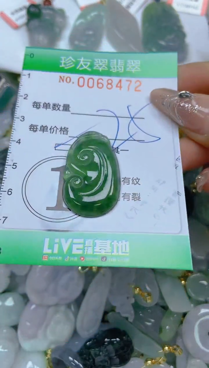 【闪购商品】翡翠颈饰未镶嵌闪购商品0068472多样性发其一