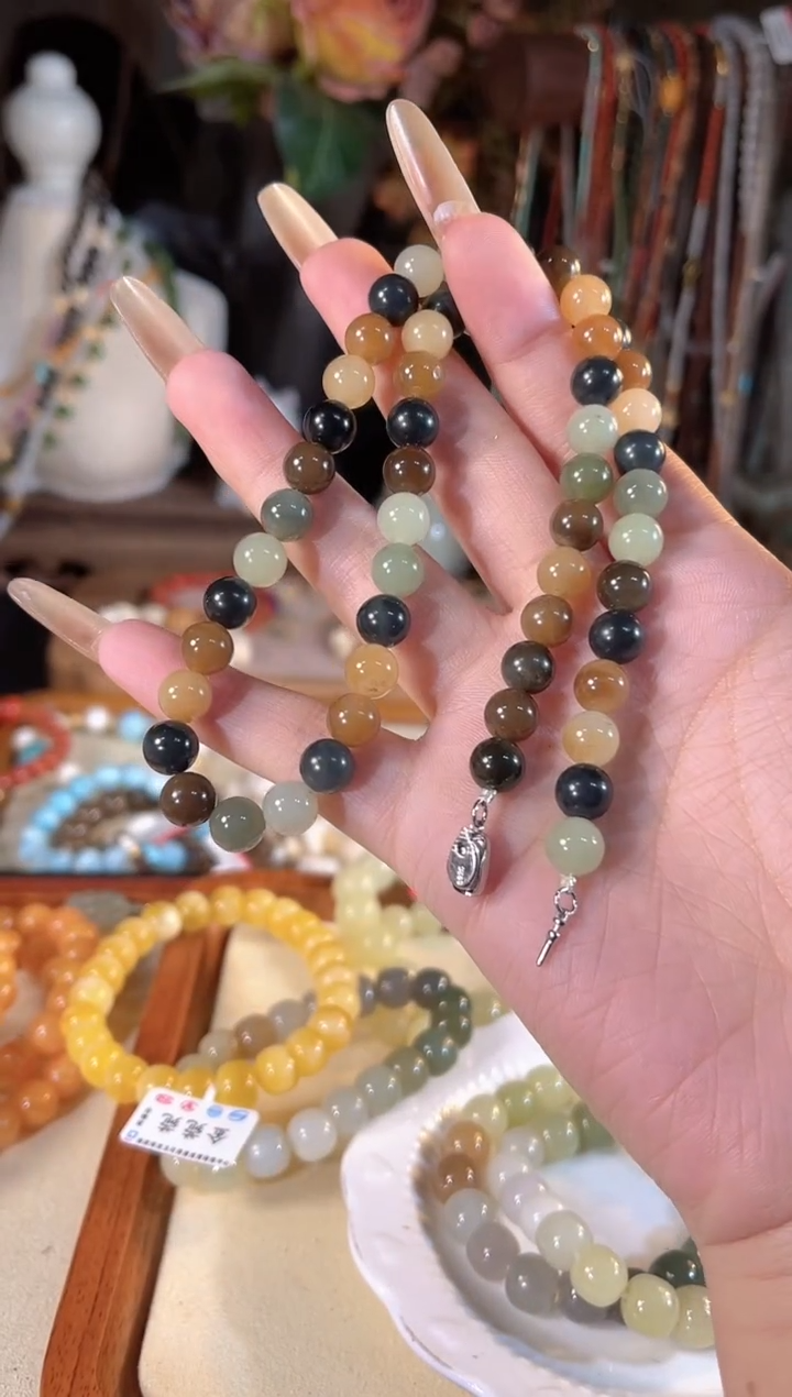 【闪购商品】和田玉项链银S925镶嵌多样性发货其一