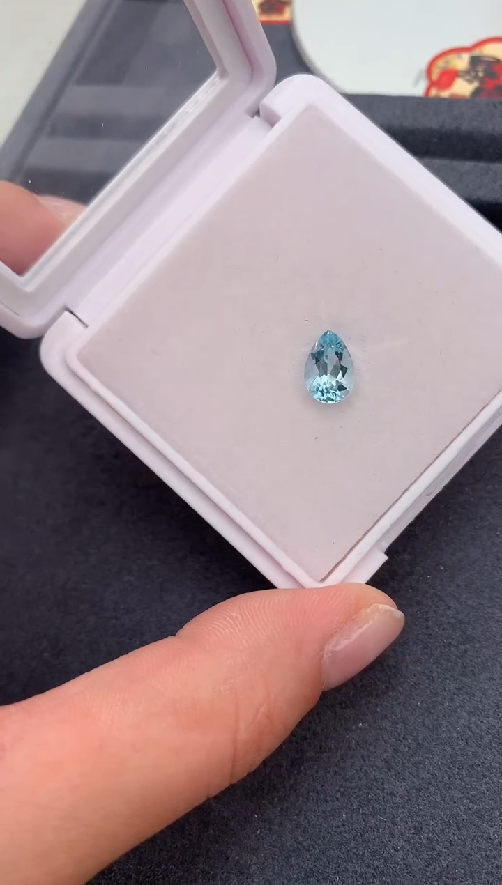 【闪购商品】海蓝宝石裸石未镶嵌1.5ct海蓝宝