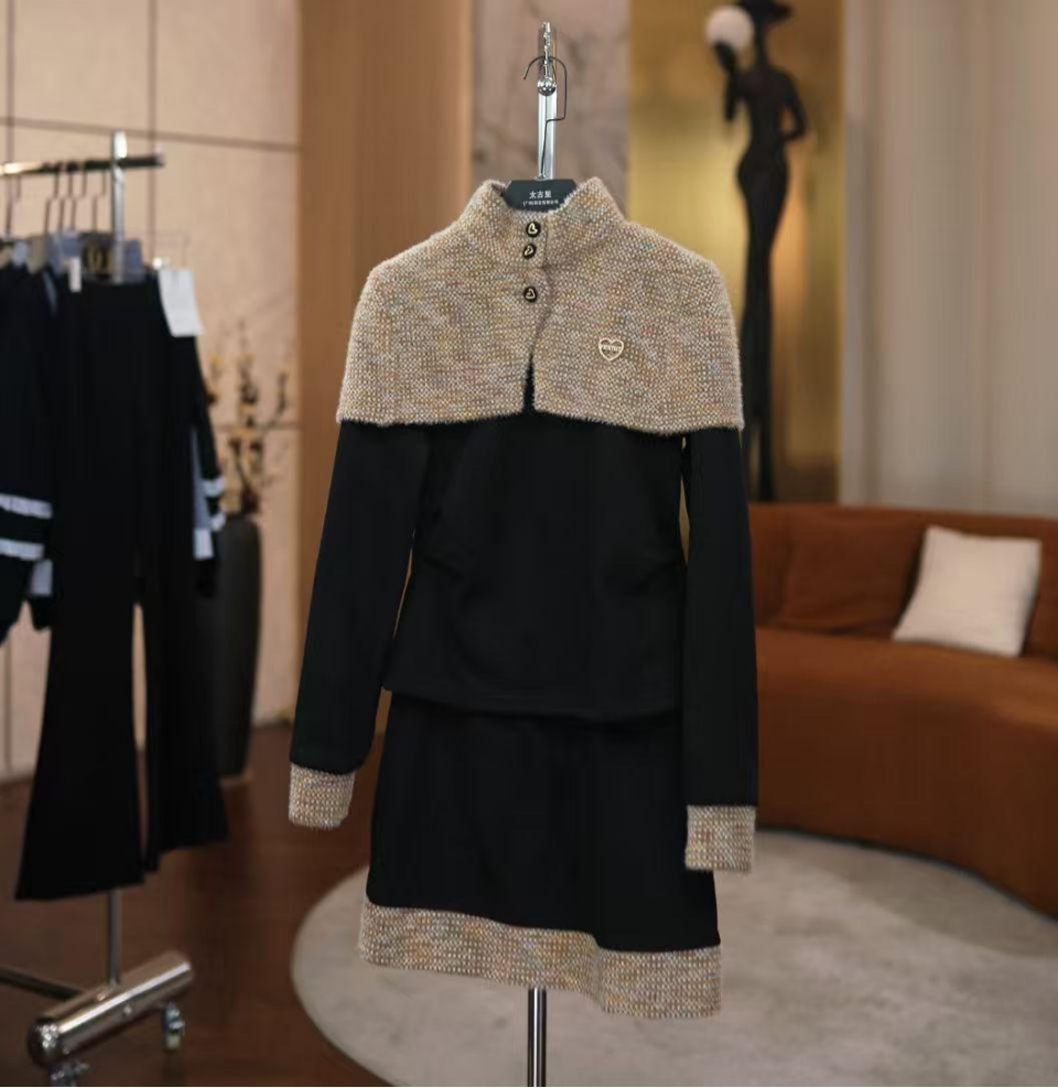 小香风气质洋气针织时尚休闲女士套装TZ-805