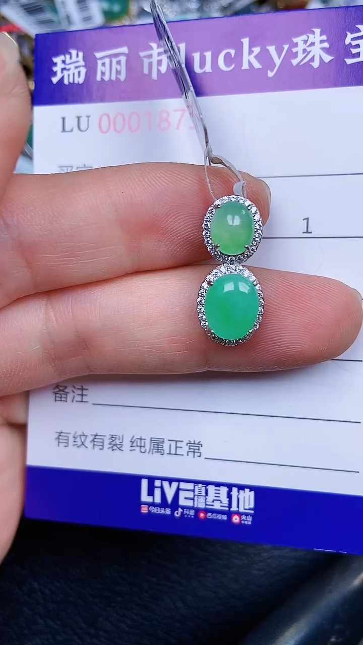 颈饰银S925镶嵌翡翠1873