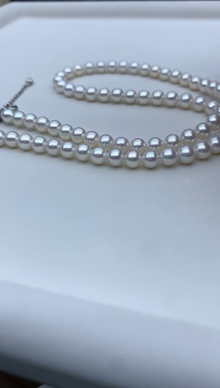 【闪购商品】淡水珍珠颈饰银S925镶嵌5.5-6mm