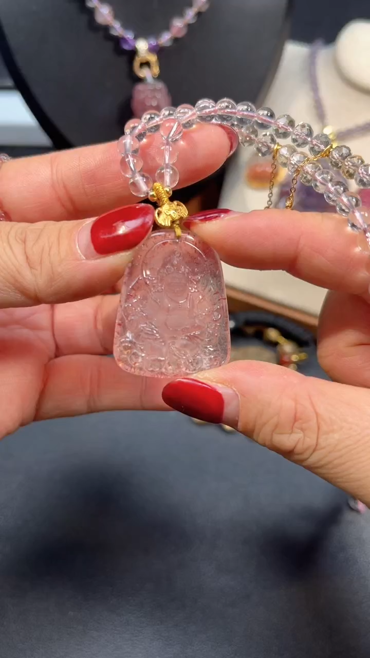 【闪购商品】水晶颈饰未镶嵌【百晶灵儿】天然定制款