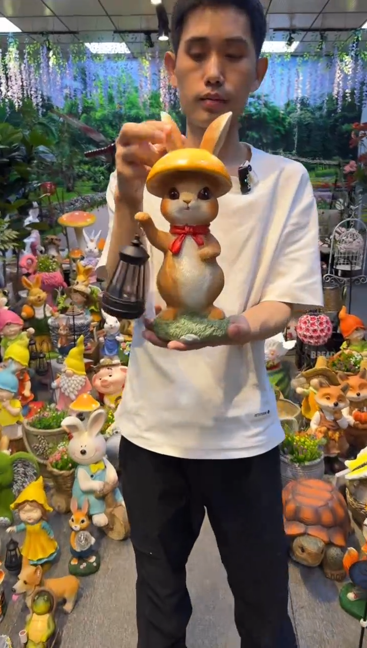 无花朵花园庭院摆件&00&