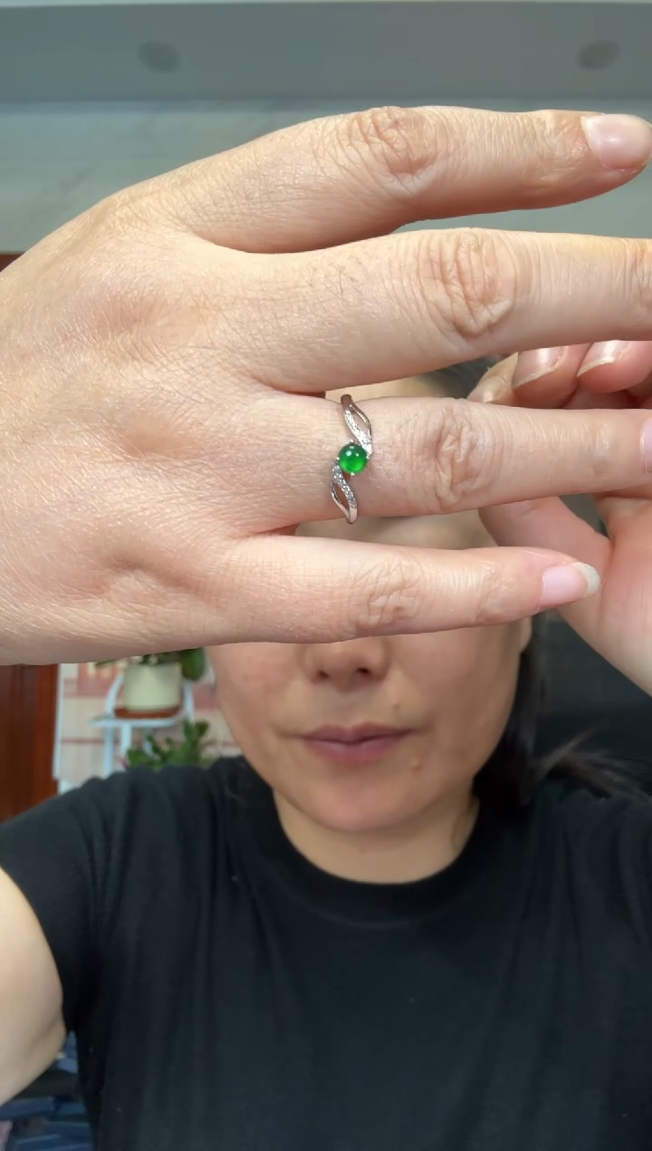 颈饰银S925镶嵌翡翠00005961