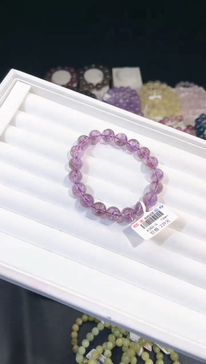 【闪购商品】水晶手链未镶嵌多样性发一紫阿赛