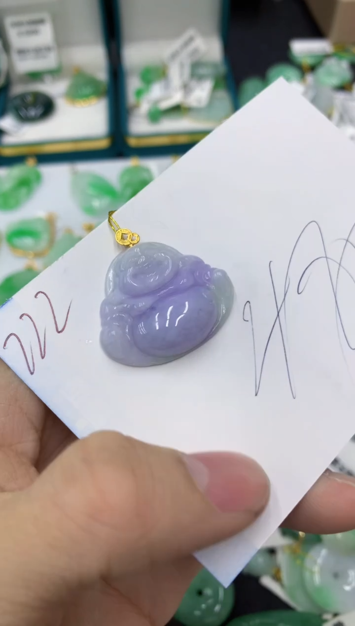 【闪购商品】翡翠颈饰18K金镶嵌1111111111
