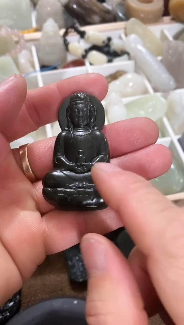 【闪购商品】和田玉吊坠(不含链)未镶嵌观音