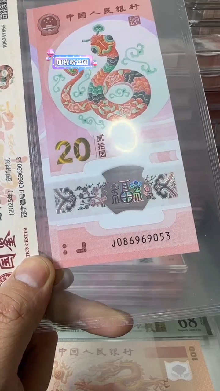 【闪购商品】塑料086969053-单张蛇钞！！