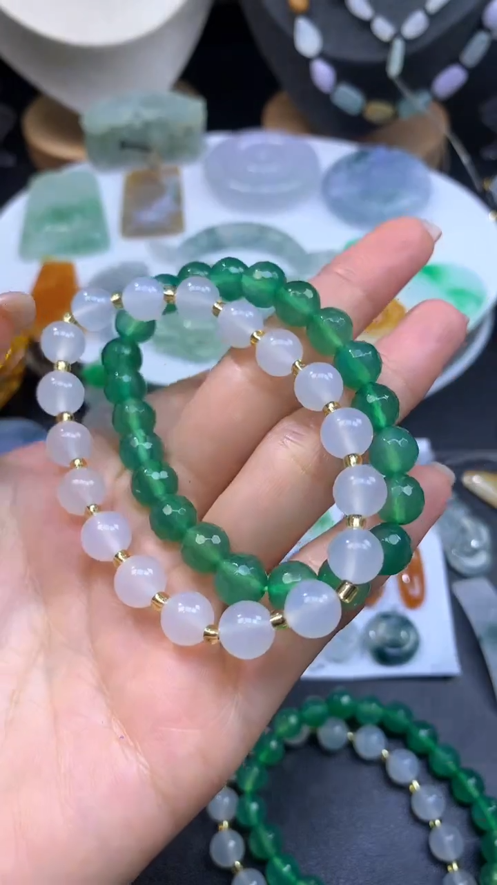 【闪购商品】玛瑙/玉髓手串未镶嵌多样性发