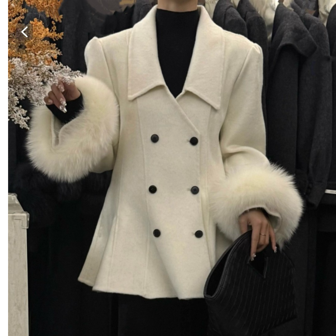 【291-300】安姐专属 2025新款双面羊毛大衣气质外套时尚冬女士