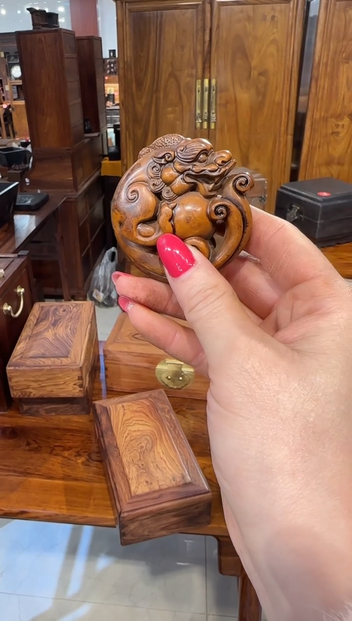 【闪购商品】木木艺黄杨木貔貅挂件68.8888