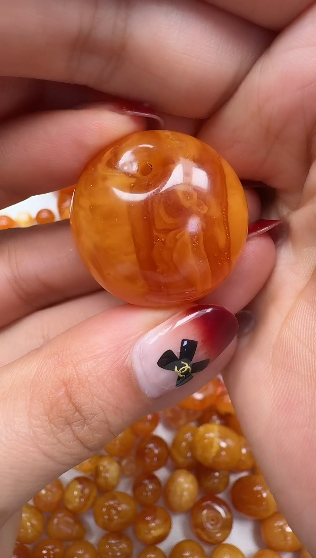 裸石琥珀未镶嵌如图