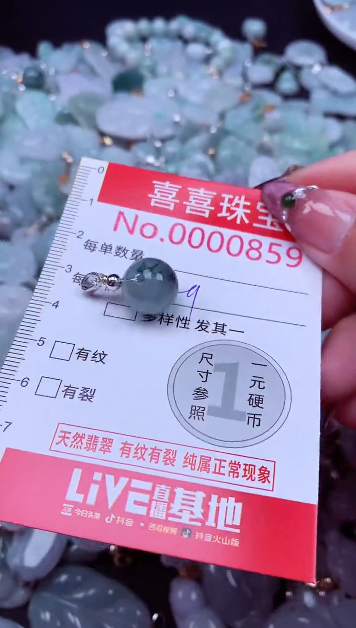 吊坠(不含链)未镶嵌翡翠859