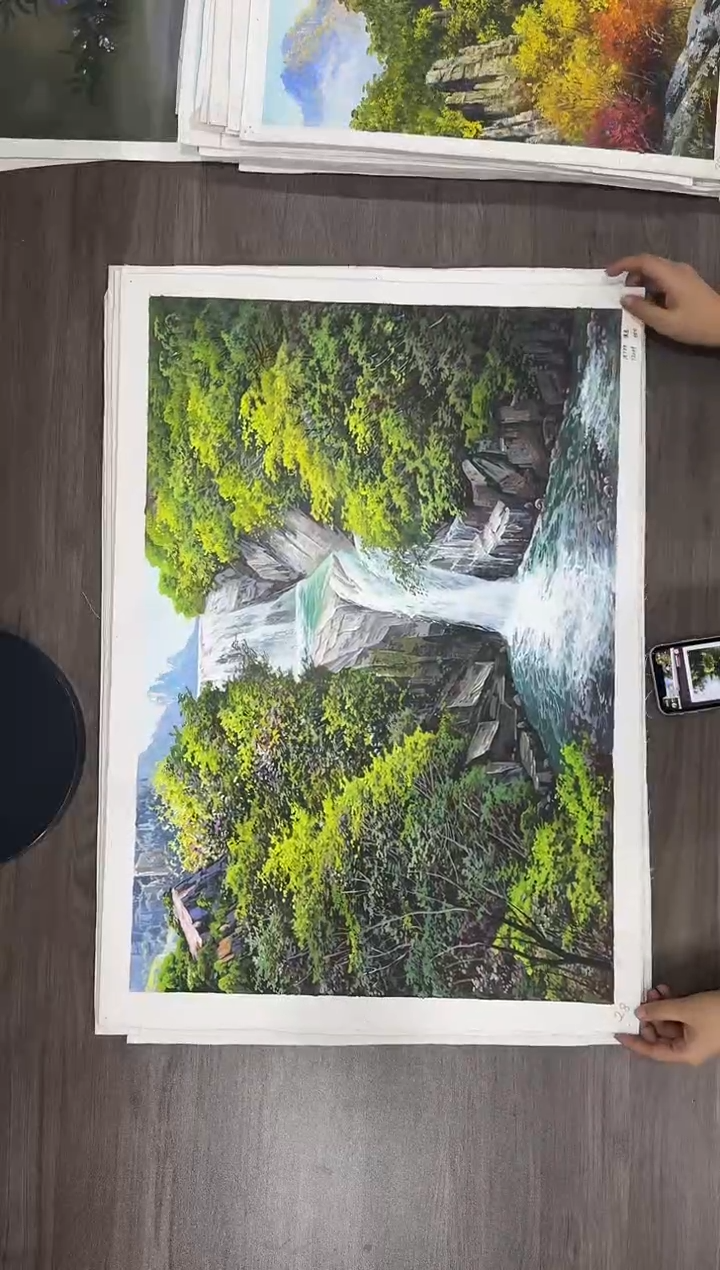 油画【127号】约50*70cm丨朝鲜原创纯手绘孤品油画丨顺丰包邮