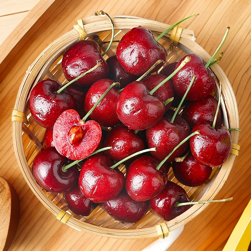 空运桑提娜JJJD车厘子350g【内附果径卡】桑提娜智利