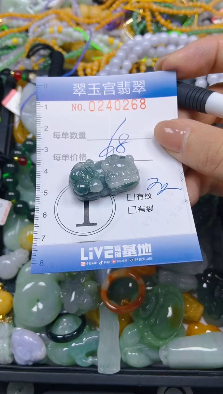 颈饰未镶嵌翡翠闪购C0240268