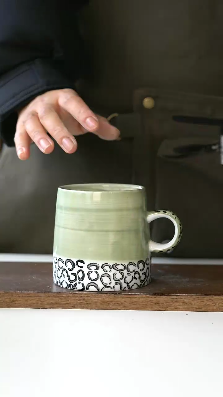 【闪购商品】陶瓷037粗陶瑕疵马克杯@4-2@