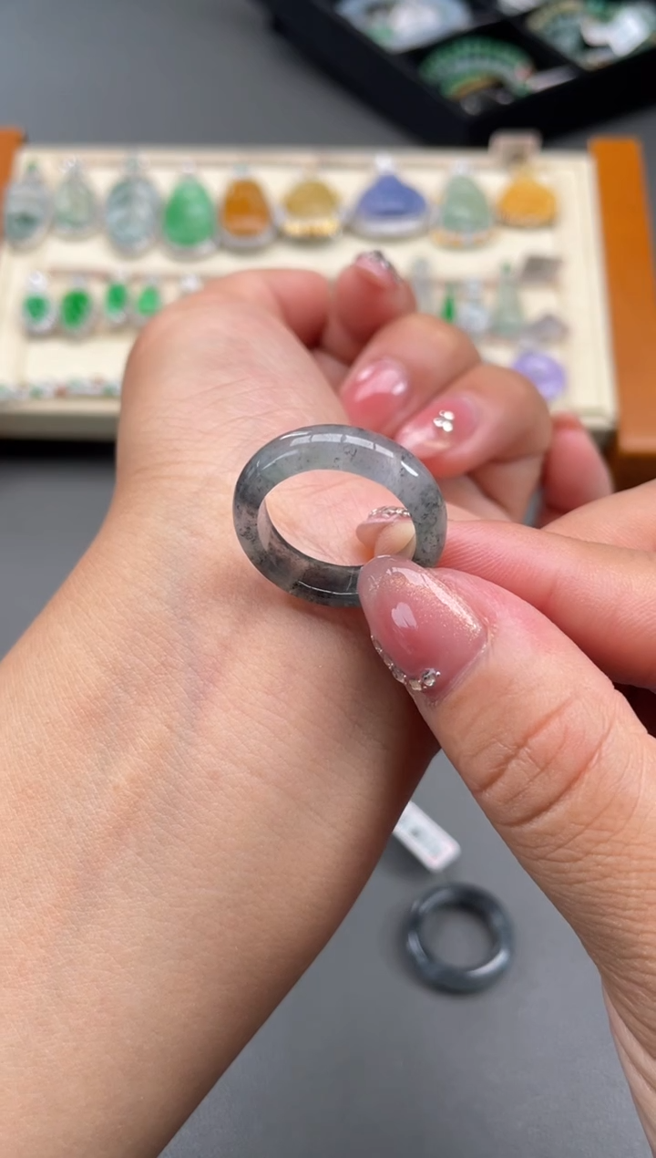 【闪购商品】翡翠戒圈未镶嵌CJ0228-1