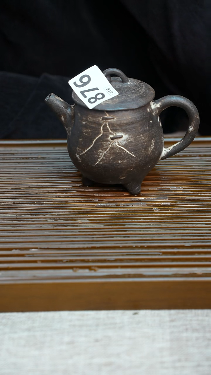 纯手工粗陶茶具每一只不一样