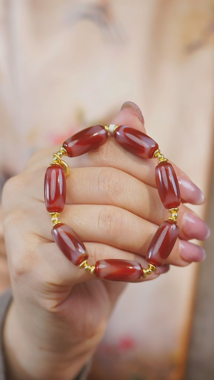 【闪购商品】玛瑙/玉髓手串未镶嵌多样性发一