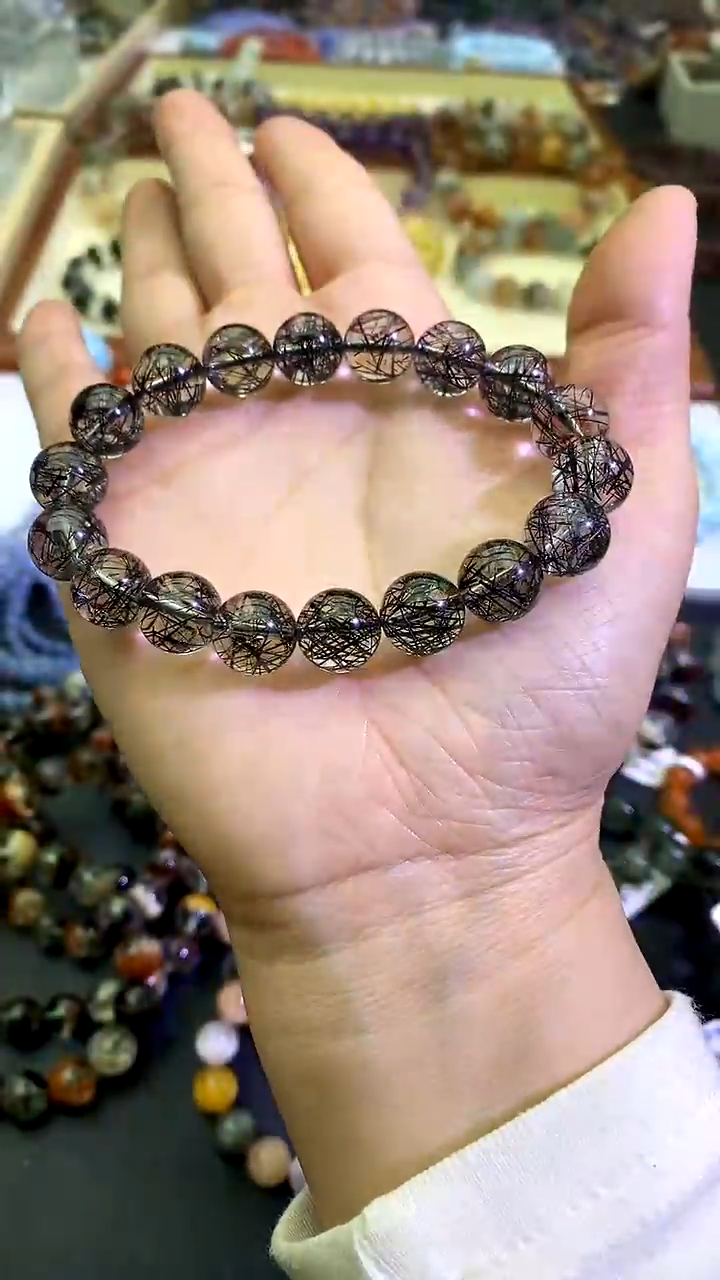 【闪购商品】发晶手链未镶嵌黑发晶