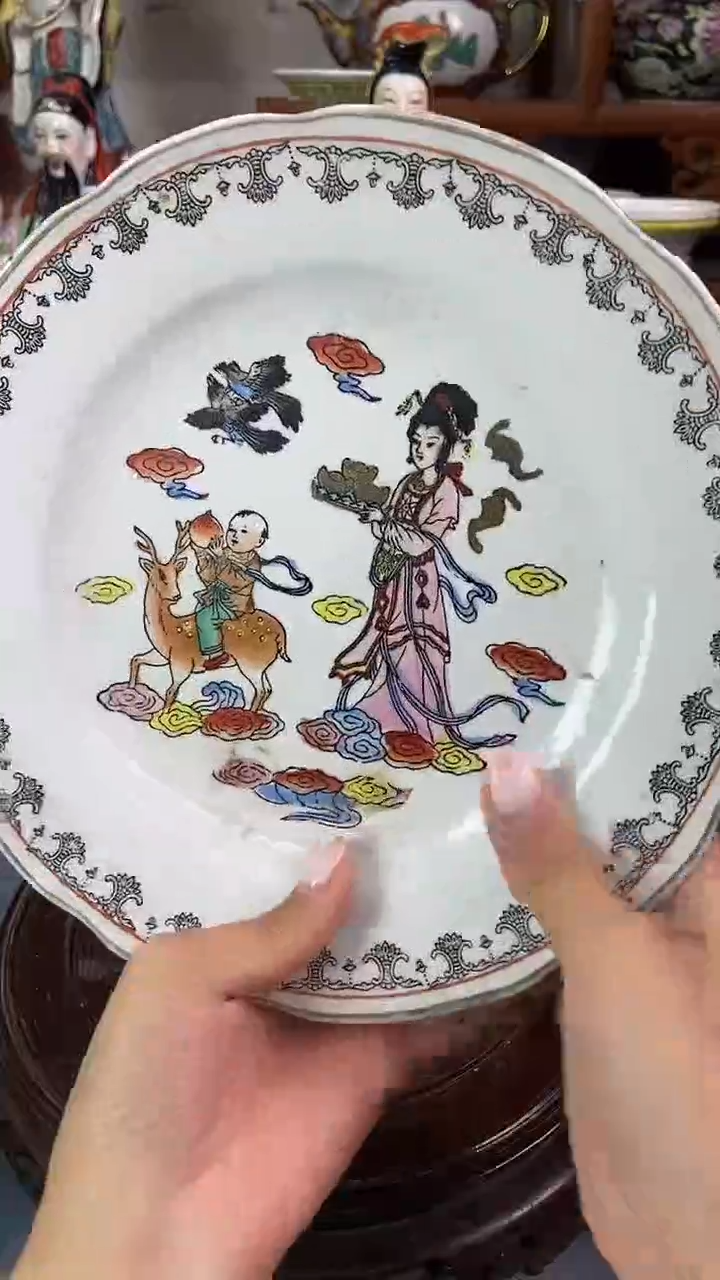 瓷片微瑕慎拍景德镇窑老厂瓷器单件