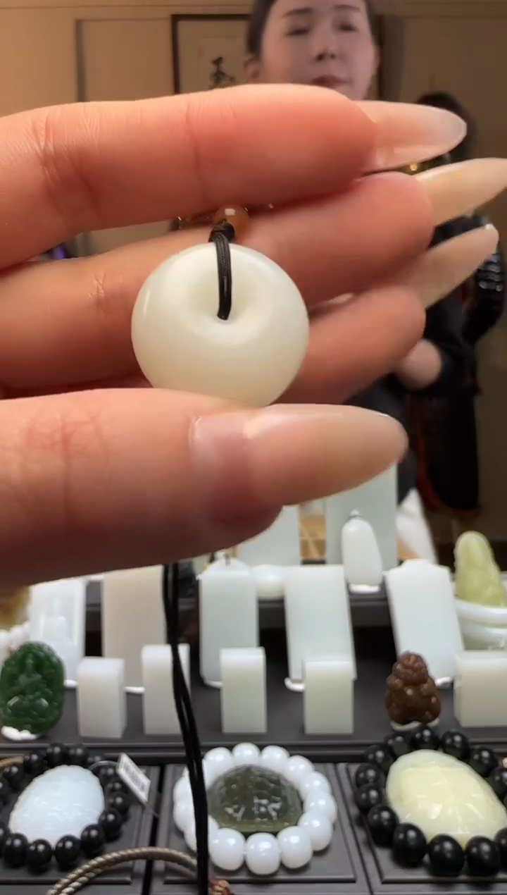 【闪购商品】和田玉平安扣未镶嵌吊坠