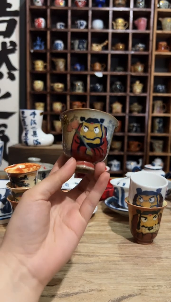 【闪购商品】观云听雨原创手绘茶具