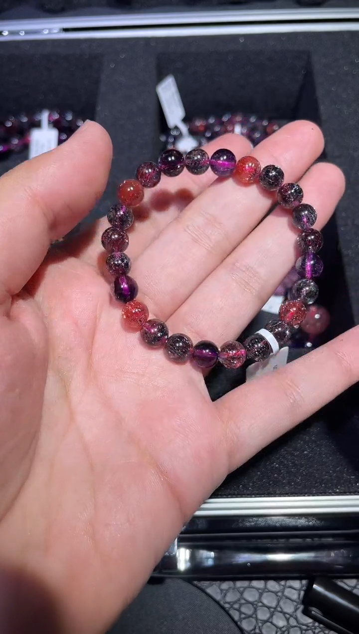 【闪购商品】水晶手链未镶嵌超七单圈A7.5（多样性发其一）