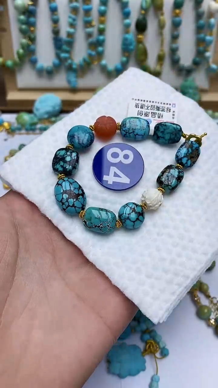 【闪购商品】绿松石手链未镶嵌84
