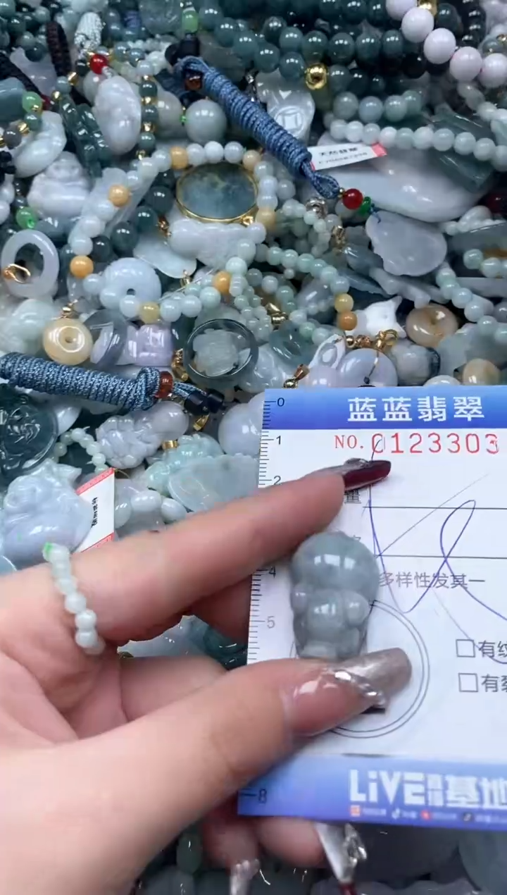 【闪购商品】翡翠颈饰未镶嵌闪购0123303多样性发其一