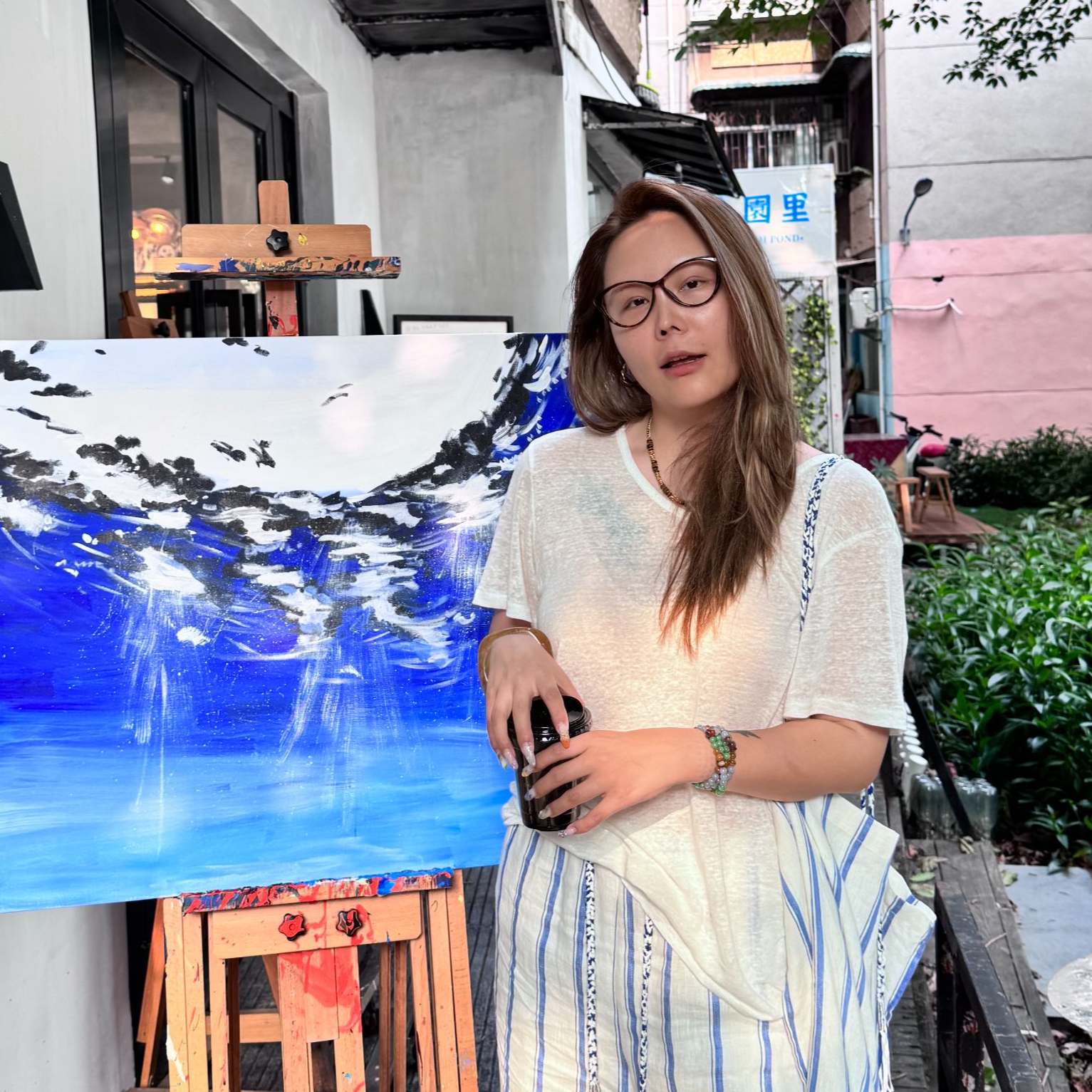  【TT-NATURE】100%汉麻宽松型夏季慵懒风时尚短袖V领排汗T恤透气