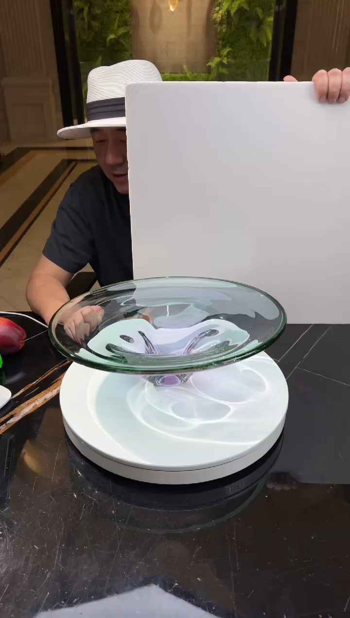 【闪购商品】茶宠AJ05313紫色配绿色果盘