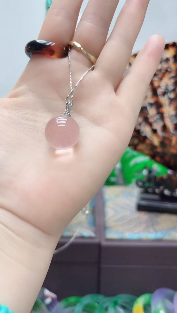 高货玻利维亚紫吊坠